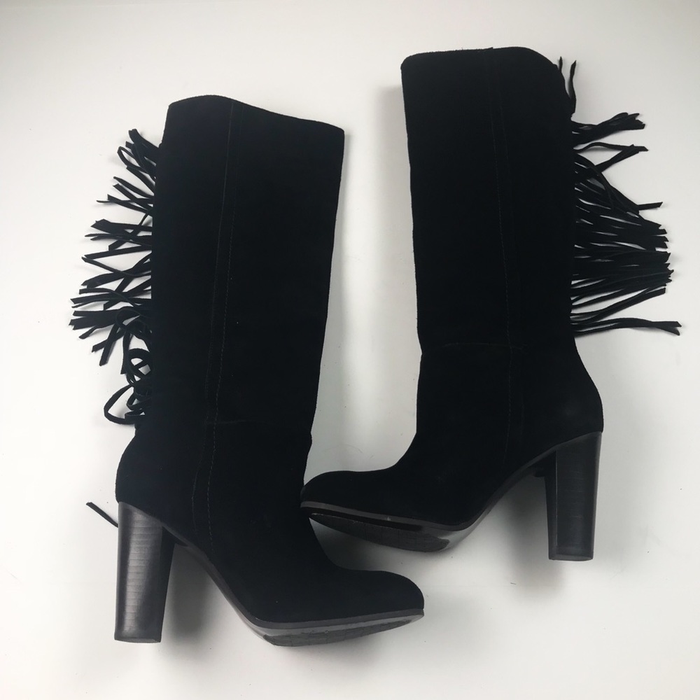 Diane von Furstenberg fringe boots